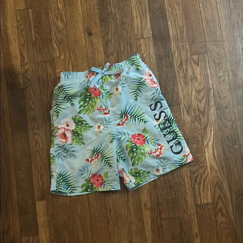 GUESS Tropical Floral Swim Shorts